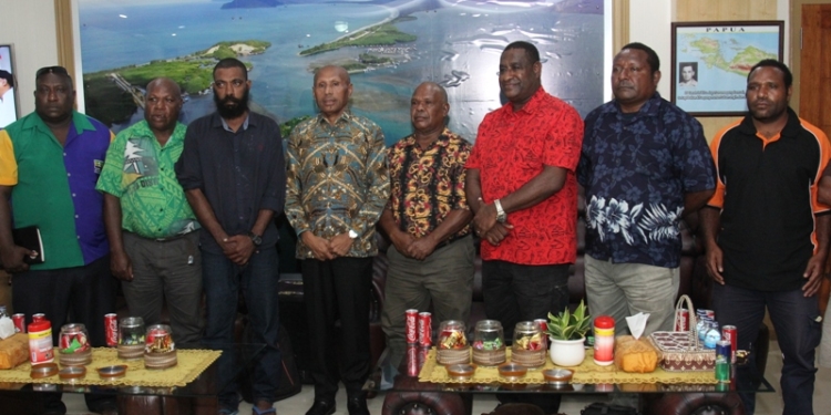 Walikota Terimah Kunjungan 3 Wali Kota asal Provinsi Sandaun PNG