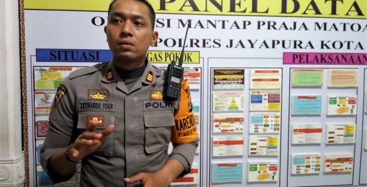 Pasca Pencoblosan Polisi Jaga Ketat Kantor Distrik di Jayapura