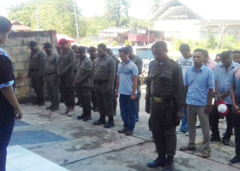 Apel dan doa bersama jelang Pilgub Papua yang dilaksanakan Panwaslu Kabupaten Jayapura, Senin (26/6/2018) tadi