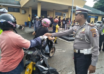 52 Kendaraan Terjaring Dalam Sweeping di Kota Timika