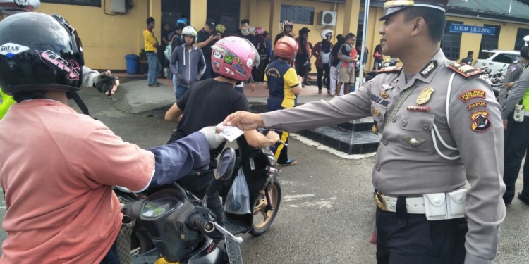 52 Kendaraan Terjaring Dalam Sweeping di Kota Timika