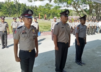HUT Bhayangkara, 8 Brigadir Polri Keerom Dapat Kenaikan Pangkat