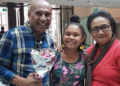 Foto bersama BTM, Kristina Luluporo dan Yohana Rumajauw.