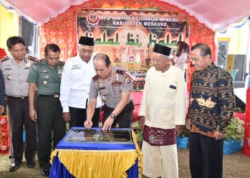 Kapolda Papua Resmikan Rumah Gadang di Merauke