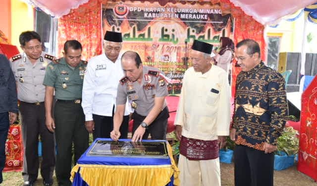 Kapolda Papua Resmikan Rumah Gadang di Merauke