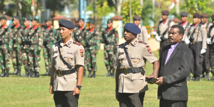 AKP Aser Borom Resmi Jabat Kasubden I Datasemen C Pelopor Sat. Brimob Polda Papua