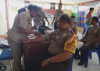 Ciptakan Polisi Sehat, Biddokes Gelar Pemeriksaan Rutin Personil Polda Papua