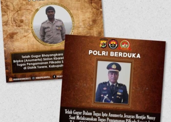 Dua Anggota Polres Puncak Jaya yang Hilang di Torere Sudah di Temukan