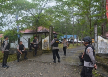 Di Kawal 150 Personil TNI-Polri Rapat Pleno KPUD Kabupaten Yahukimo Berjalan Aman
