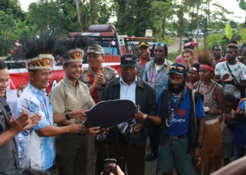 2 Petinggi Polri dan TNI Hadiri Peresmian Kandang Ternak Babi di Timika