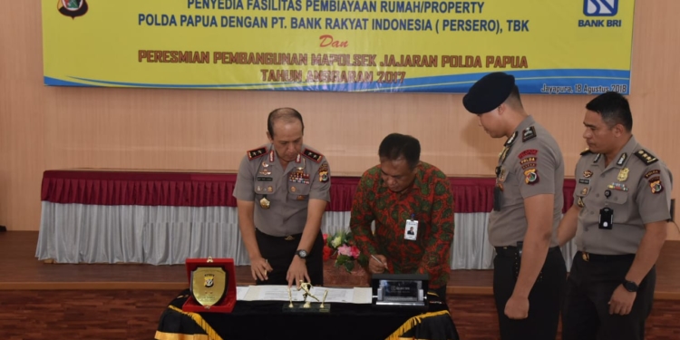 Gandeng BRI, Polda Papua Siapkan Rumah Subsidi Bagi Anggota