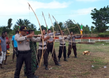 Sambut HUT RI ke – 73 Pemda Merauke Gelar Lomba Memanah Tradisional
