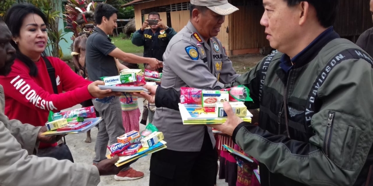 Satgas Binmas Noken Polri Kunjungi Kebun Kopi Binaan di Kabupaten Jayawijaya