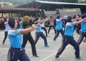 Tingkatkan Kemampuan, Ini yang Dilakukan Polwan Polda Papua