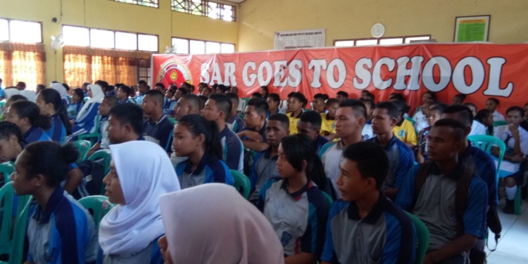 Tanamkan Rasa Tolong Menolong Sejak Dini, Basarnas adakan SAR Goes to School.