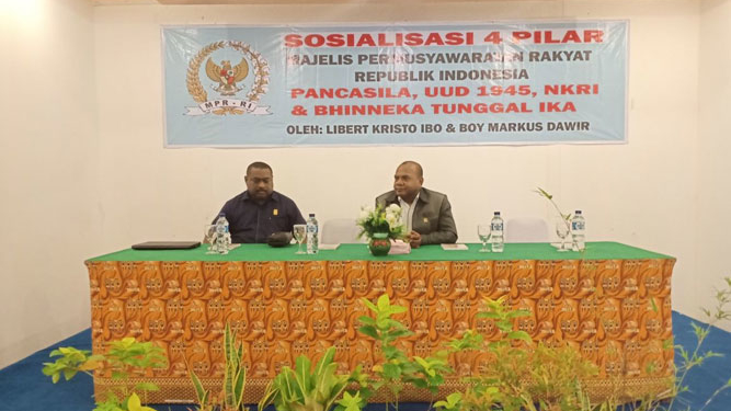 Saat Partai Demokrat melakukan sosialisasi di Hotel Asanah Biak
