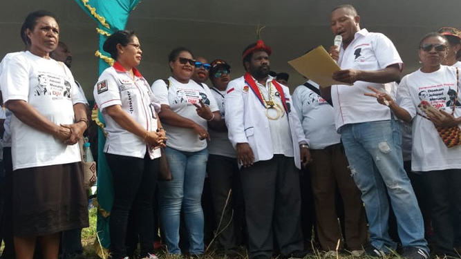 Deklarasi Dukungan JKW Jilid II Oleh Pengusaha GEL Papua