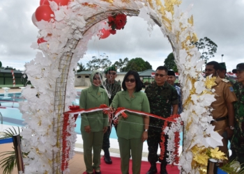 Pangdam XVII Cenderawasih Resmikan Kolam Renang Berstandar Internasional di Biak