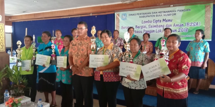 Ajak Warga Cintai Bahan Pangan Lokal, Pemda Biak Numfor Lakukan ini