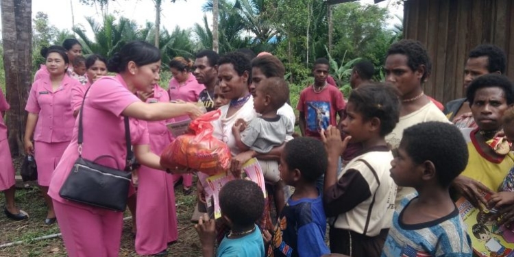 Di Boven Digoel HUT HKGB ke 66 di Peringati dengan Aksi Bhakti Sosial
