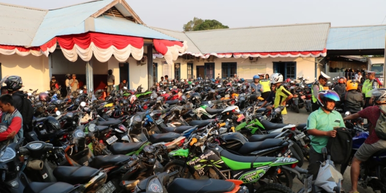 Gelar Razia, 116 Kendaraan Bermotor Berhasil Dijaring Polres Merauke