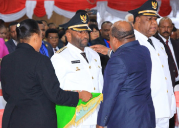 Gubernur Papua Lantik Bupati dan Wakil Bupati Mamberamo Tengah