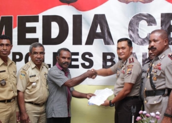 Peduli Kamtibmas, Marga Dimara Hibahkan Tanah Untuk Pembangunan Polsek Yendidori