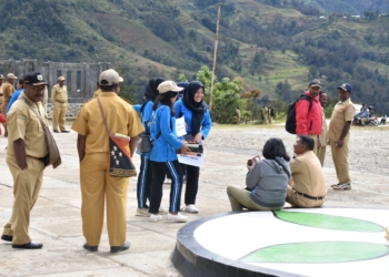 Peduli Lombok, Bhayangkari Lanny Jaya Gelar Aksi Penggalangan Dana