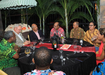 Pertemuan Gubernur Papua dengan PNG di Port Moresby