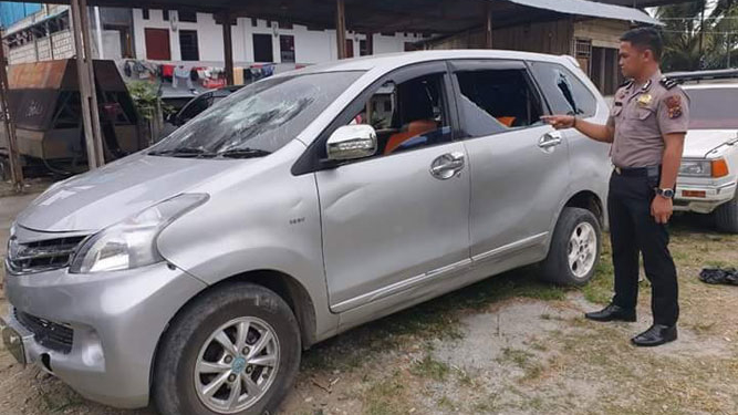 Barang bukti pengerusakan