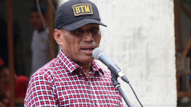 Ketua Umum Persipura Jayapura, Benhur Tommy Mano/ NL