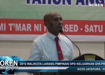 2019 Walikota Larang Pimpinan OPD Keluarkan Izin Prinsip