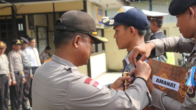Kapolres Boven Digoel menamatkan tanda operasi Zebra