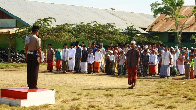 Anggota Satlantas Merauke Jadi Irup di HSN Merauke