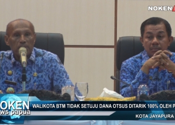 Walikota BTM Tidak Setuju Dana Otsus Di Tarik 100% Oleh Provinsi