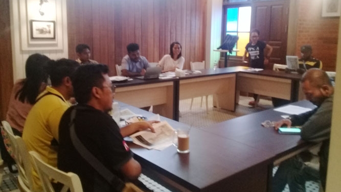 KMSTRP gelar jumpa pers terkait adanya urgensi perijinan pada tiga sektor di Papua/VJ