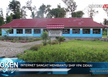 Internet Sangat Membantu SMP YPK Dekai