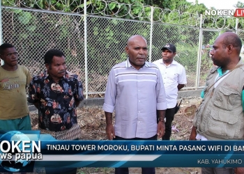 Tinjau Tower Moroku, Bupati Minta Pasang Wifi di Bandara