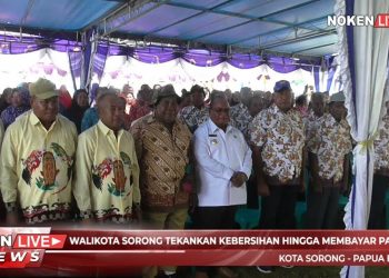 Walikota Sorong Tekankan Kebersihan Hingga Membayar Pajak