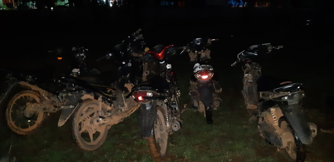 Barang bukti beberapa motor hasil curanmor yang diamankan kepolisian Merauke