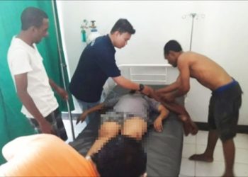Saat korban di RS Koya Barat / Istimewa