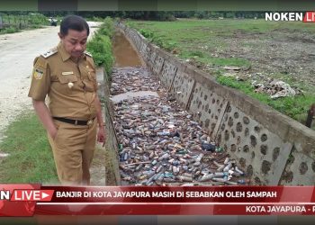 Banjir Di Kota Jayapura Masih Di Sebabkan Oleh Sampah