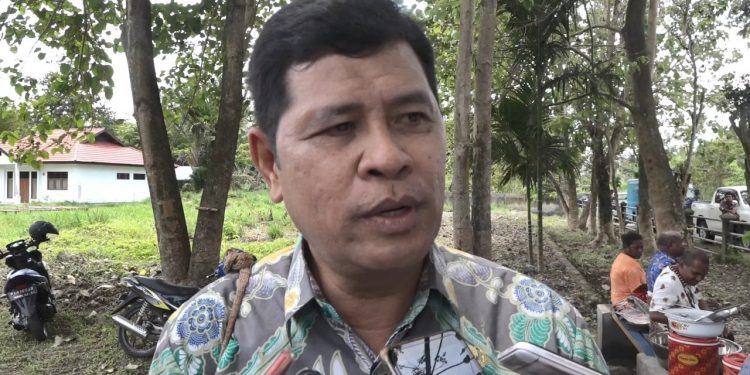 Kepala Dinas Kesehatan Kabupaten Jayapura Chairul Lee saat diwawancarai oleh nokenlive.com kamis 31 januari 2019/ VJ