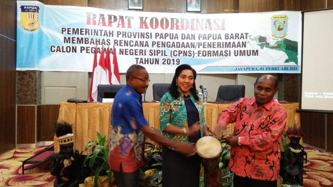 Rakor Penerimaan CPNS Formasi 2019 Papua dan Papua Barat/ BM