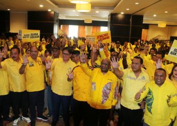 Kader Golkar Papua Siap Menangkan Jokowi Dalam Pilpres 2019/ BM