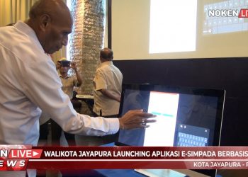 Walikota Jayapura Launching Aplikasi E-Simpada Berbasis Web