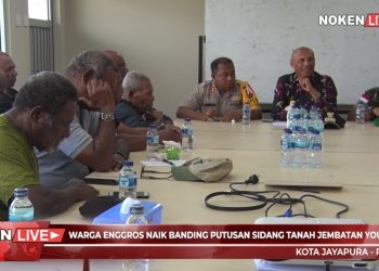 Warga Enggros Naik Banding Putusan Sidang Tanah Jembatan Youtefa