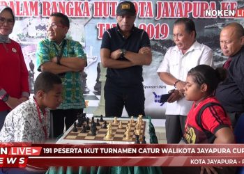 191 Peserta Ikut Turnamen Catur Walikota Jayapura CUP 2019
