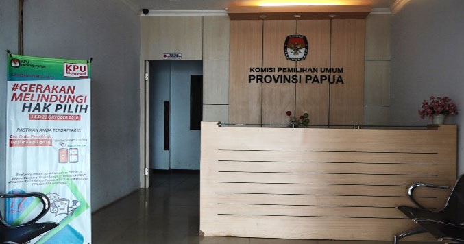 Ruang Kantor KPU Provinsi Papua