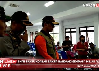 BNPB Bantu Korban Banjir Bandang Sentani 1 Miliar Rupiah